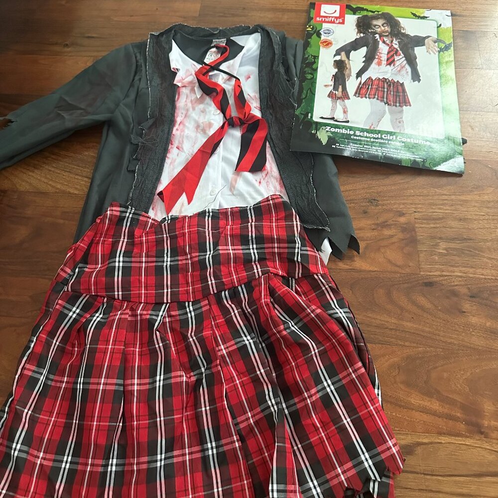 Zombie School Girl Halloween Costume - Kids